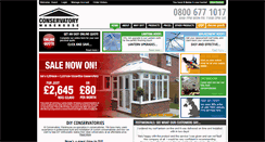 Desktop Screenshot of diyconservatorywarehouse.com